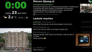 Het uiterlijk van de pagina bij introductie.